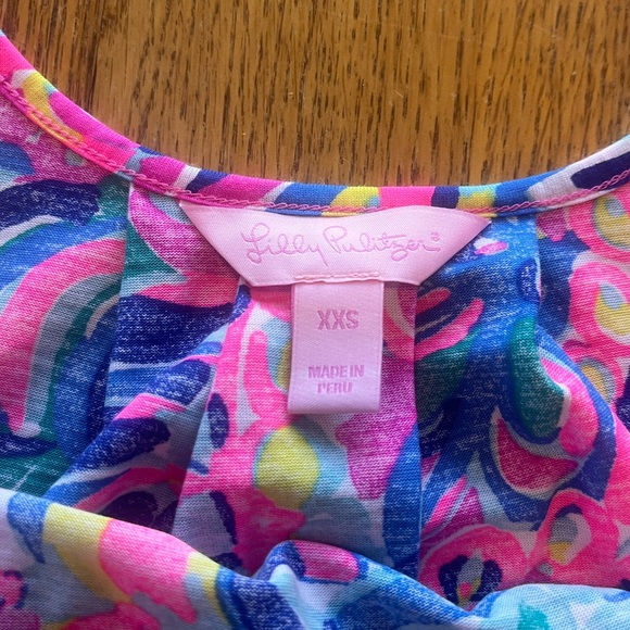 Lilly Pulitzer Kinsey and Monterey Tank Top Lot XXS Pink Blue EUC - Picture 8 of 12